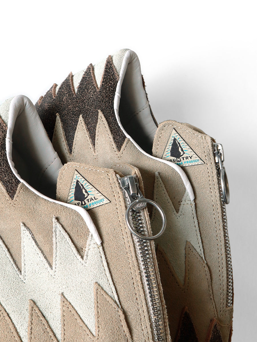 Kapital Leather Navajo Pattern Sparrow Sneakers