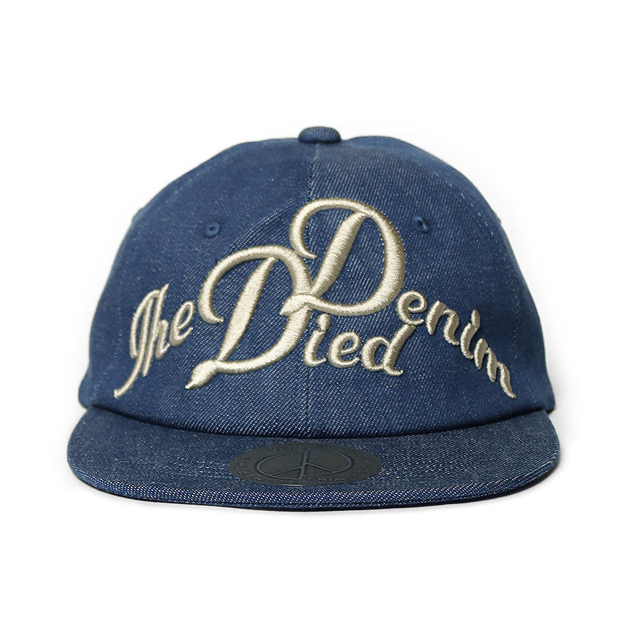 Kapital 11.5oz Denim Baseball Cap (The Denim Died Embroidery) Low
