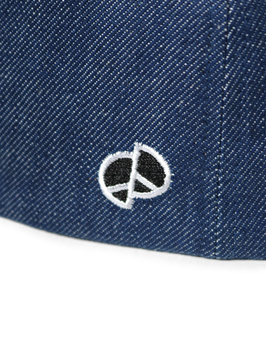 Kapital 11.5oz Denim Baseball Cap (The Denim Died Embroidery) Low