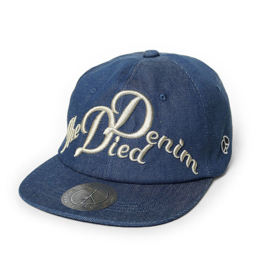 Kapital 11.5oz Denim Baseball Cap (The Denim Died Embroidery)