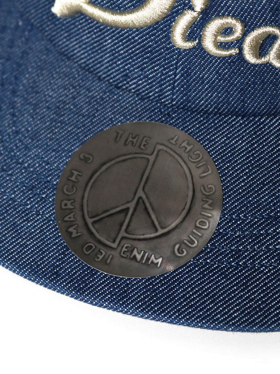 Kapital 11.5oz Denim Baseball Cap (The Denim Died Embroidery)