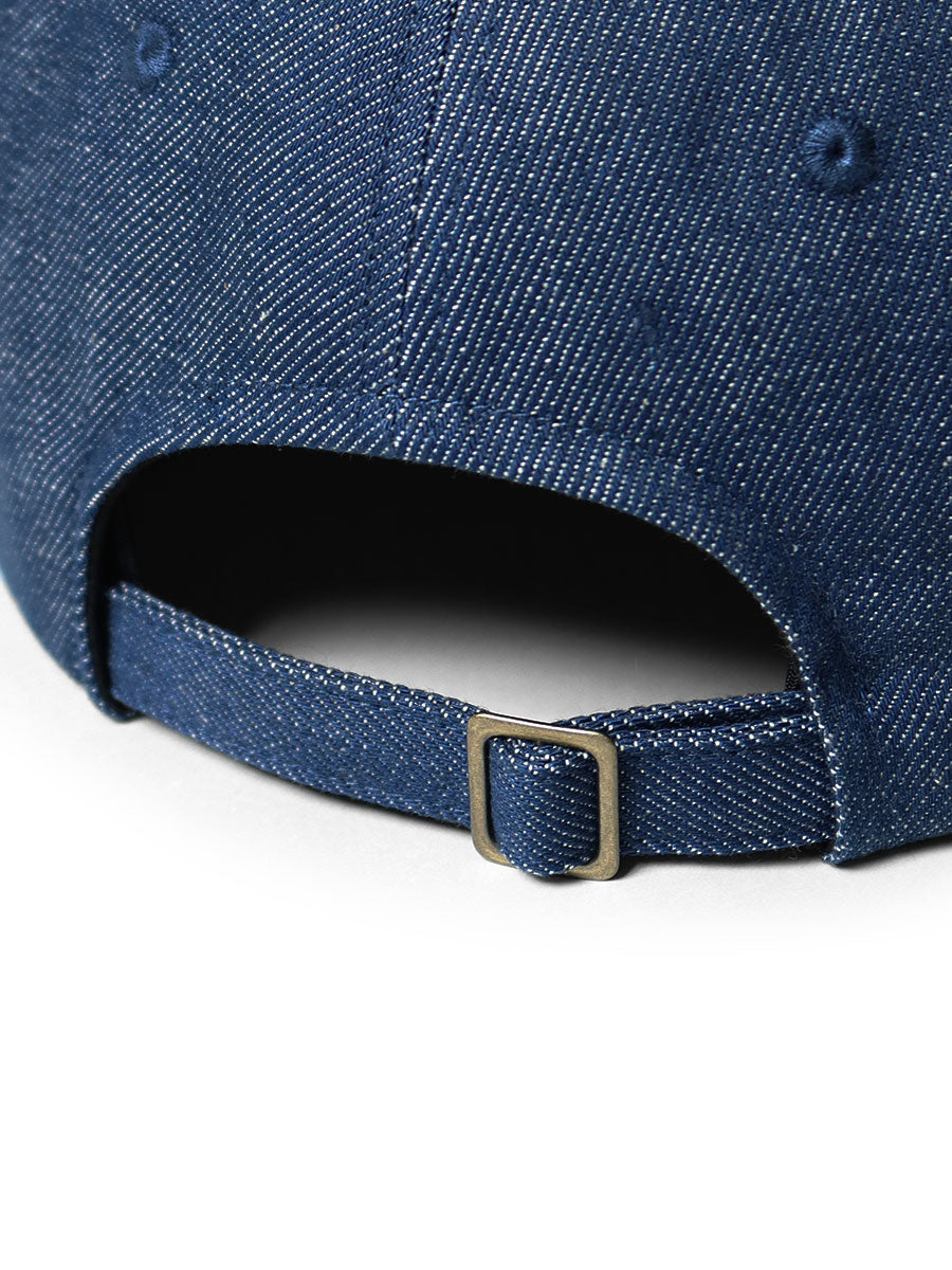 Kapital 11.5oz Denim Baseball Cap (The Denim Died Embroidery)
