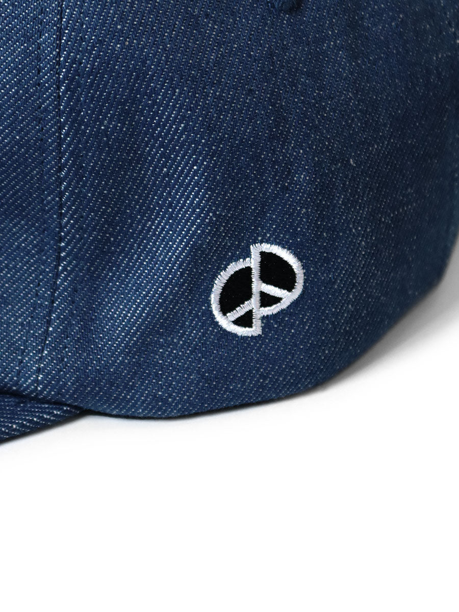 Kapital 11.5oz Denim Baseball Cap (The Denim Died Embroidery)