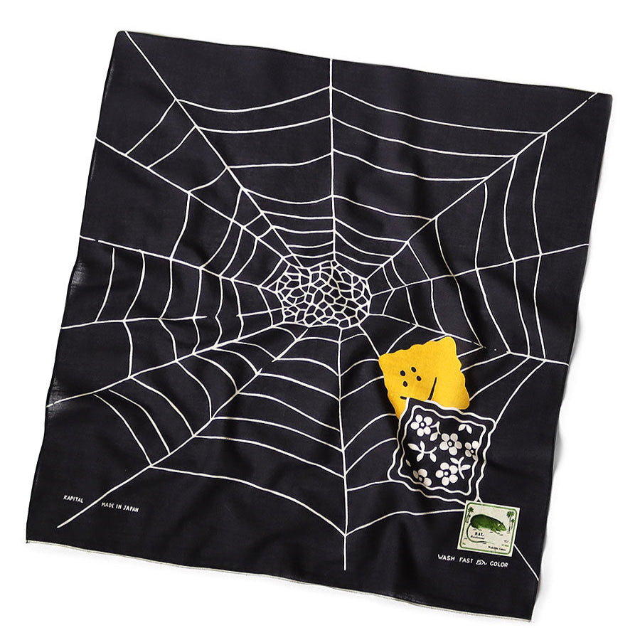 Kapital Fastcolor Selvedge Bandana (Spider Peckish Rainbowy)