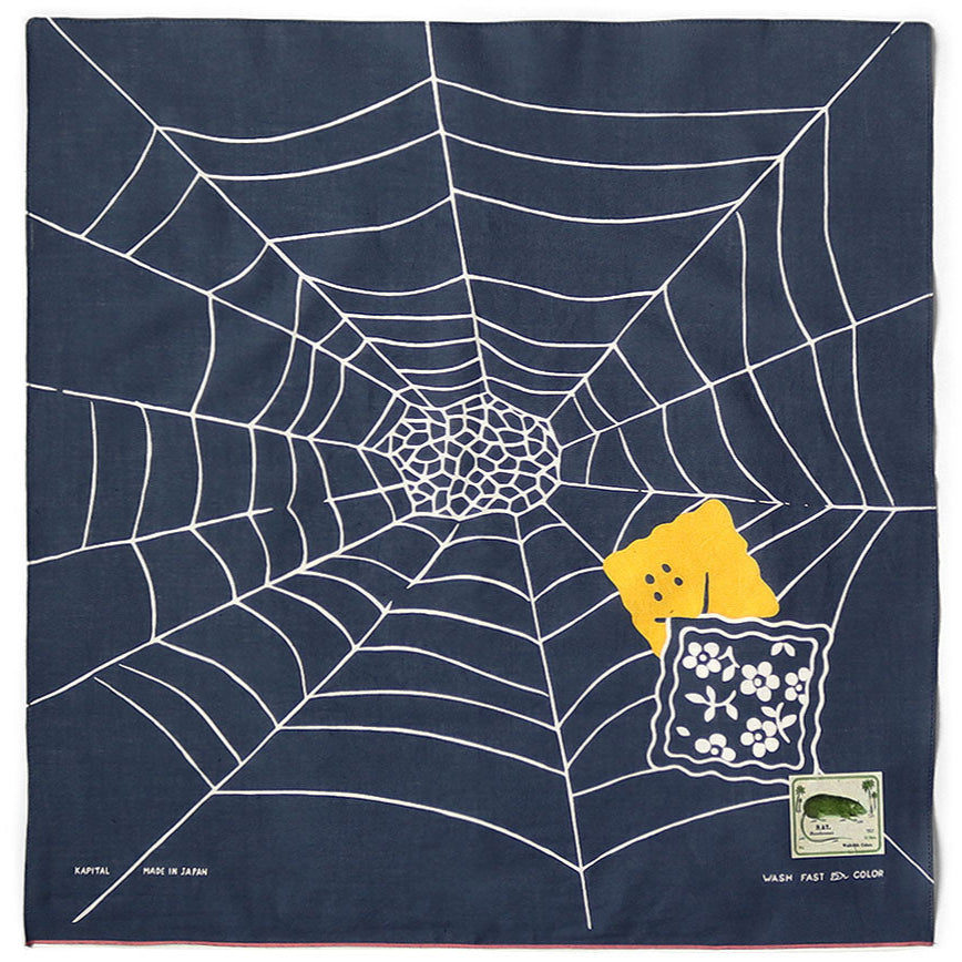 Kapital Fastcolor Selvedge Bandana (Spider Peckish Rainbowy)