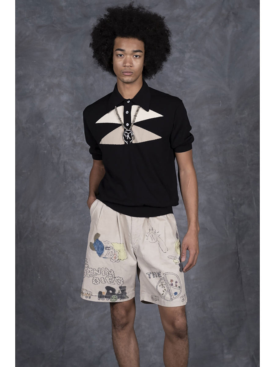 Kapital 14G Cotton Tomahawk Carol Polo