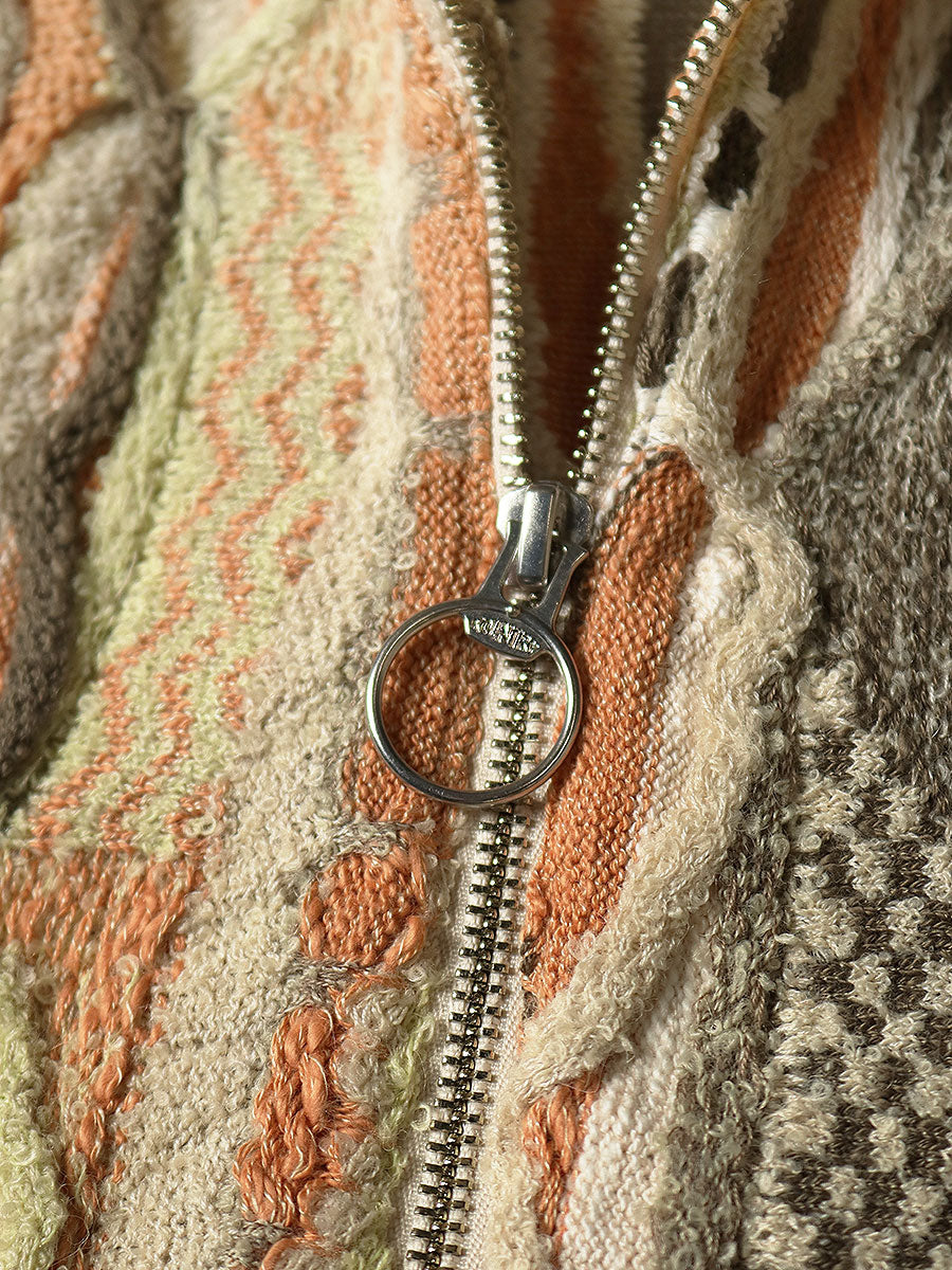 Kapital 7G Knit Gaudy Half Zip Vest