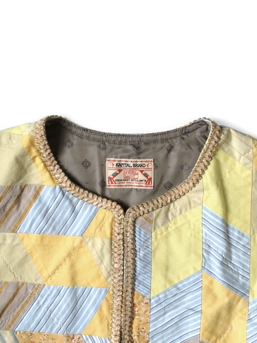 Kapital Yabane Quilt Patchwork Chateau Bolero Jacket