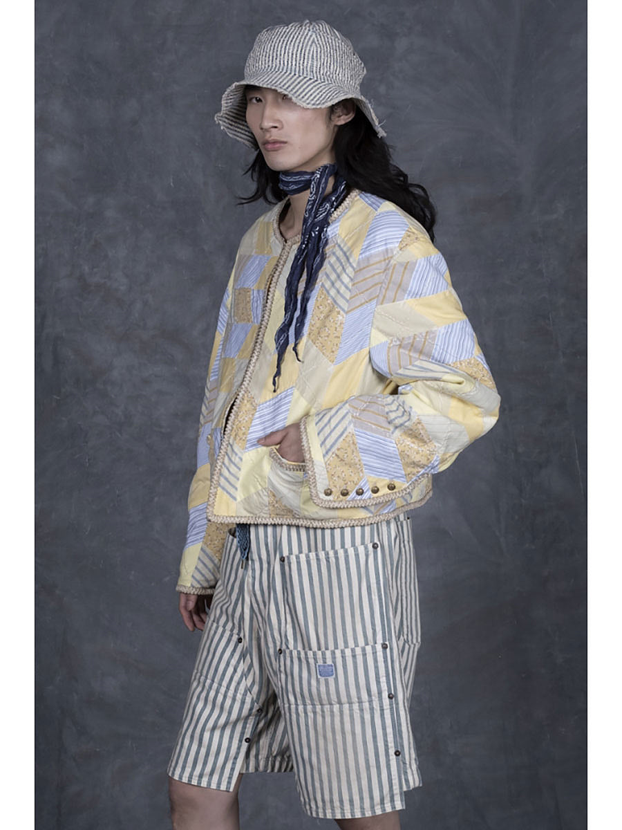 Kapital Yabane Quilt Patchwork Chateau Bolero Jacket