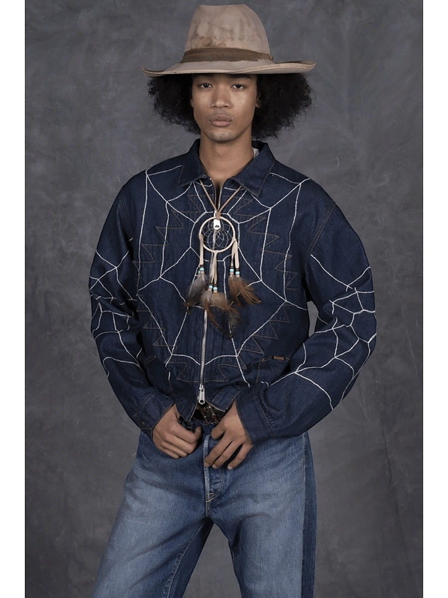 Kapital 13oz Denim Santo Domingo Thunderbird Blouson (Kountry Dreamcatcher Remake)