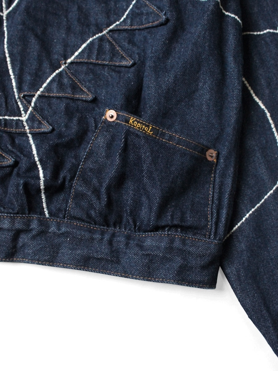 Kapital 13oz Denim Santo Domingo Thunderbird Blouson (Kountry Dreamcatcher Remake)