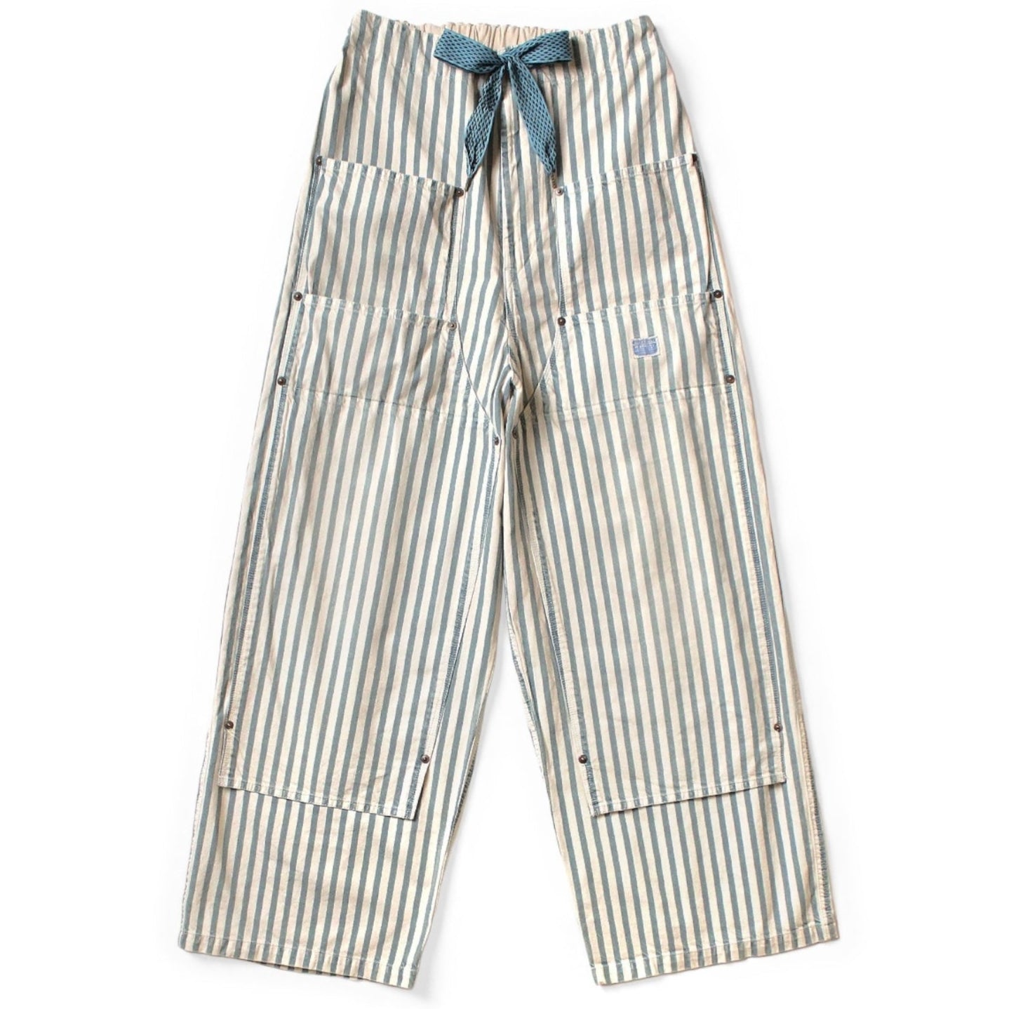 Kapital 9oz French Hickory W Knee Easy Baggy Pants