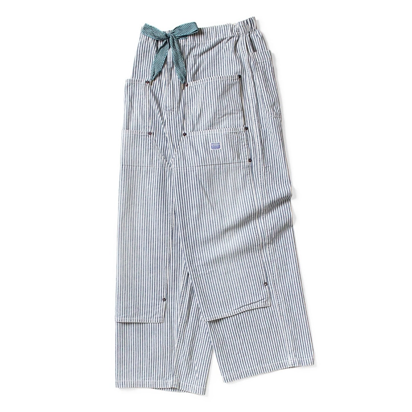 Kapital 10oz Hickory Double Knee Easy Baggy Pants