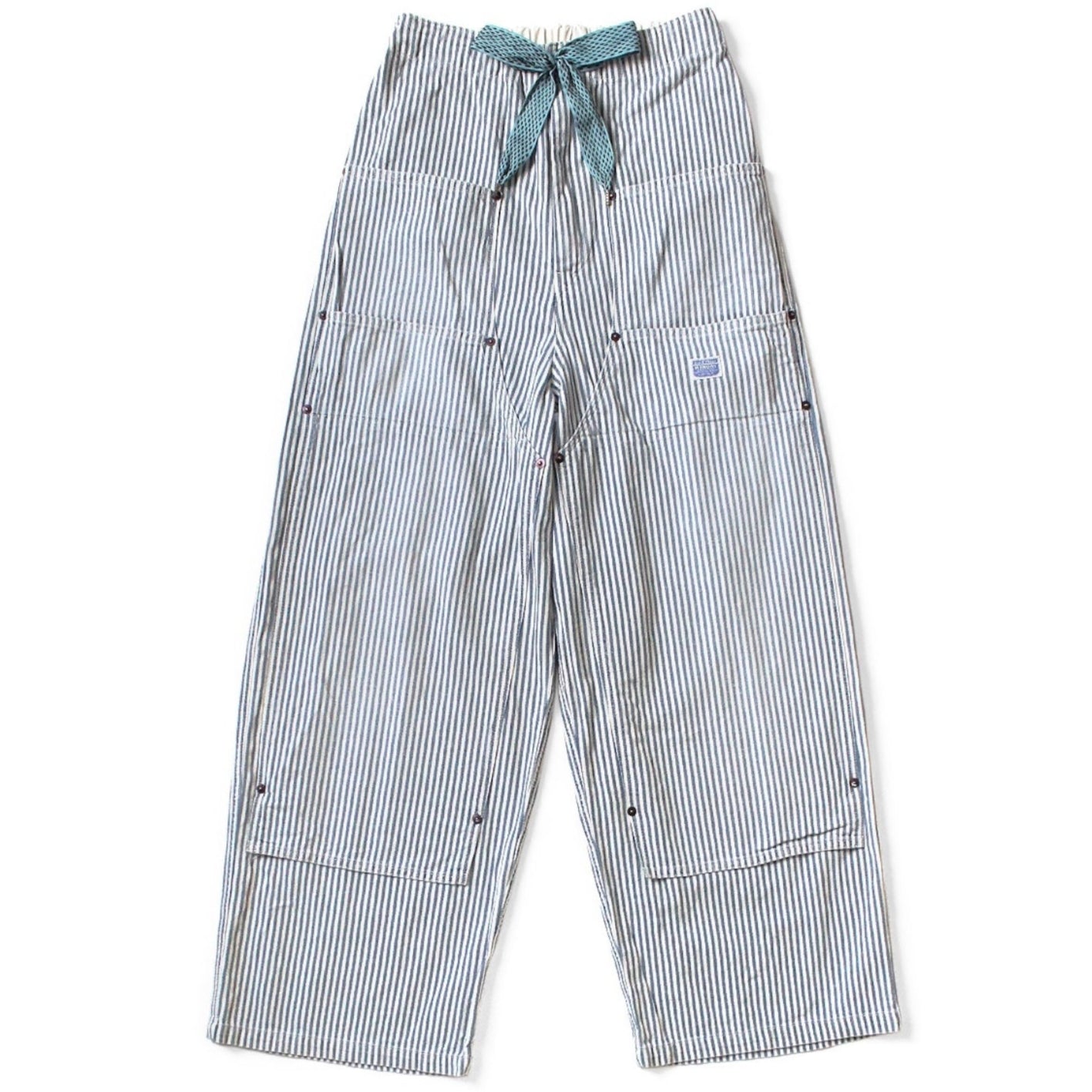 Kapital 10oz Hickory Double Knee Easy Baggy Pants