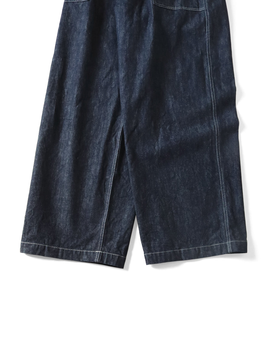 Kapital 14oz Denim Wide Leg Selvedge Fatigue Baggy Pants