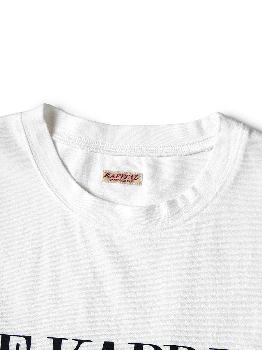 Kapital Jersey Crew T-Shirt (Life Kapriccio Piano Print)