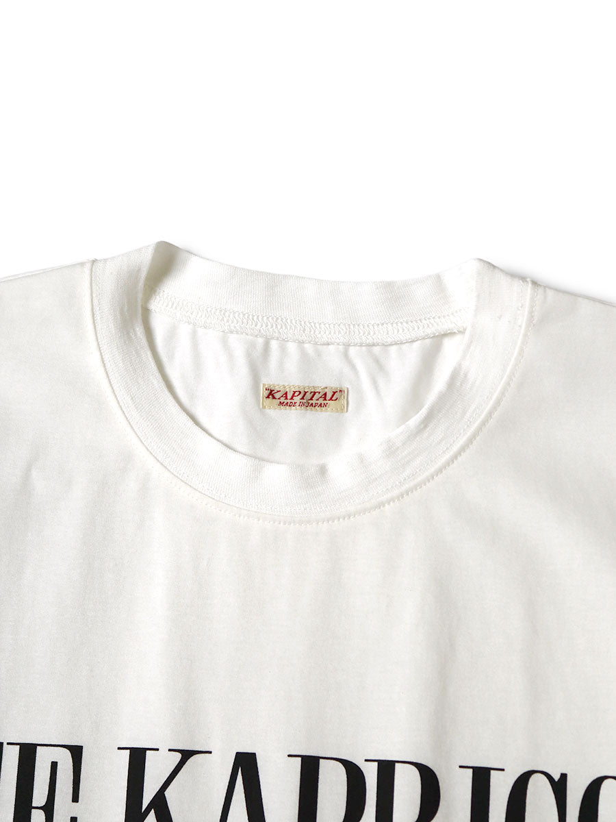 Kapital Sheer Opal Jersey Crew T-Shirt (Life Kapriccio Piano Print)