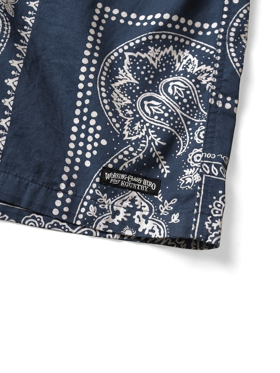 Kapital Combed Burberry Rat Brand Bandana Patchwork Easy Shorts