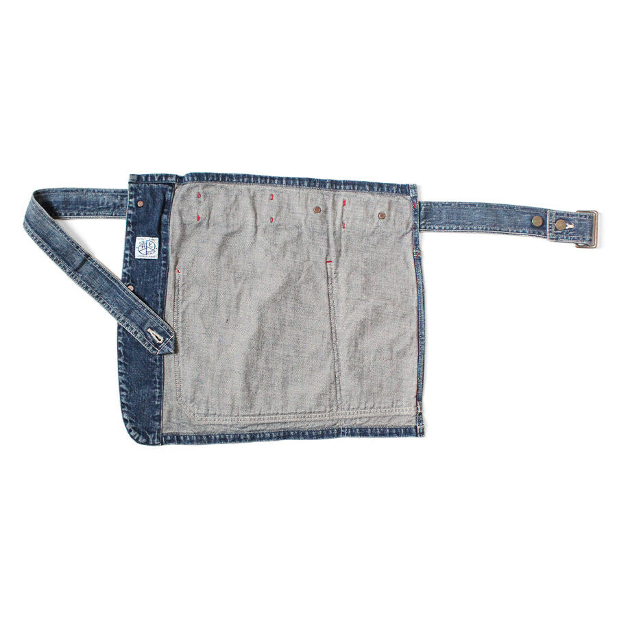 Kapital 12oz Denim Coverall Apron (Memorial Embroidery Model)