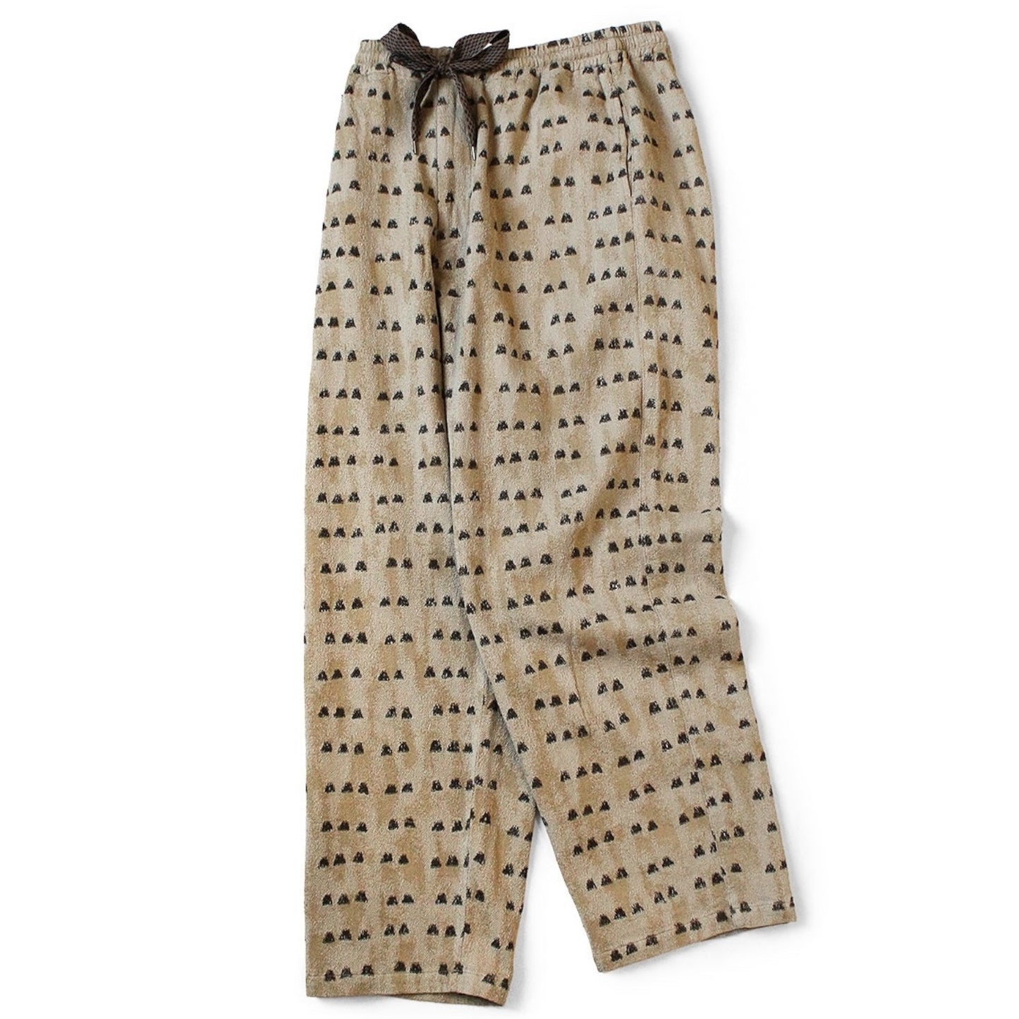Kapital Cotton Easy Pants With Iris Print