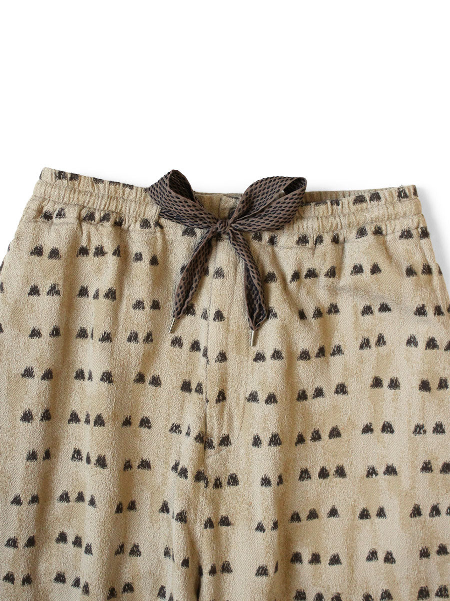 Kapital Cotton Easy Pants With Iris Print