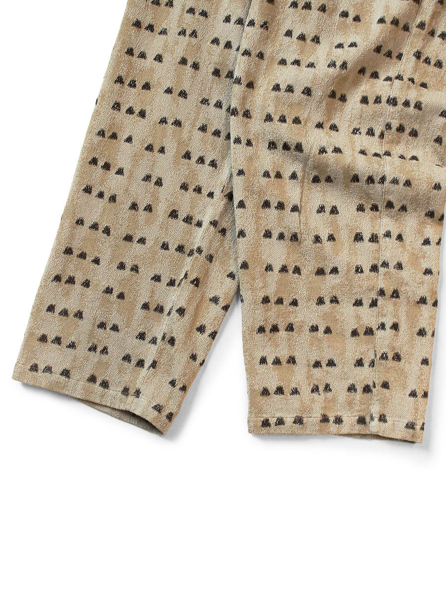 Kapital Cotton Easy Pants With Iris Print