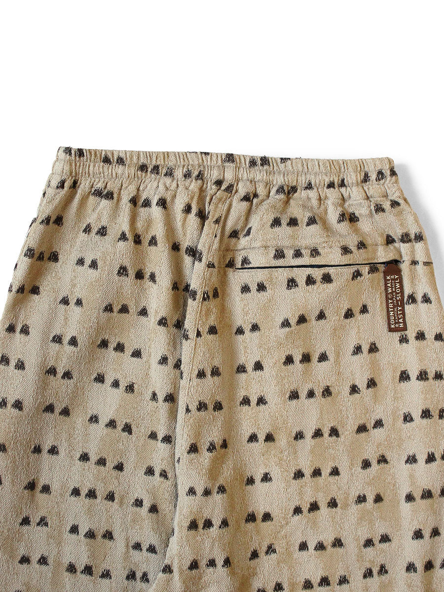 Kapital Cotton Easy Pants With Iris Print