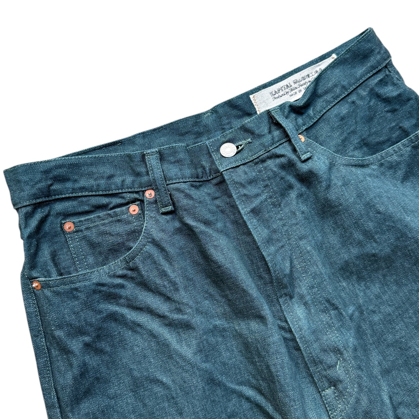 Kapital No. 4 Plant Dyed Denim 5P New Momon-low