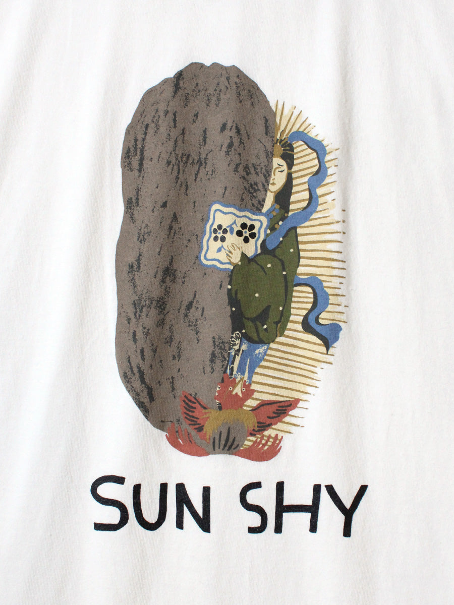 Kapital Jersey Ringer T-Shirt (Sun Shy Print)