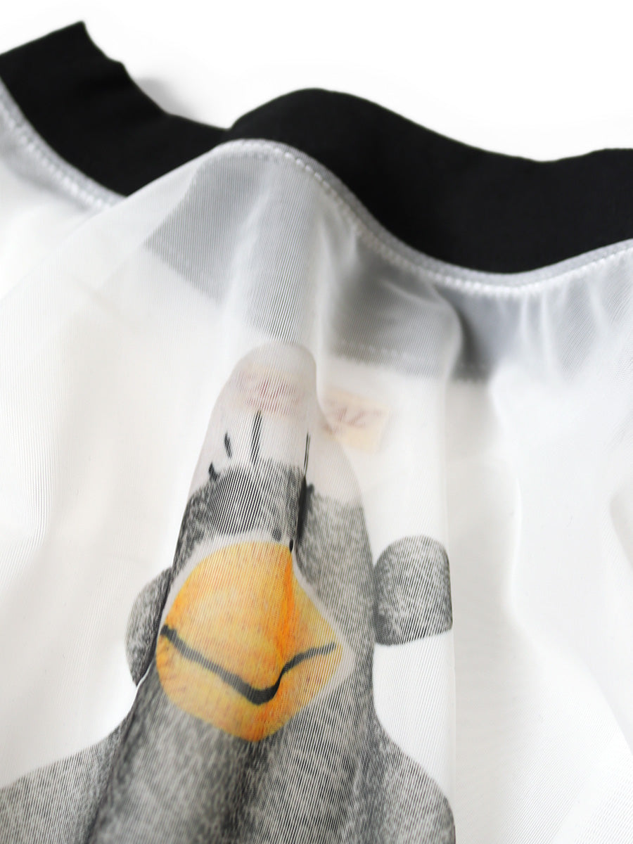Kapital Sheer Jersey x Jersey Ringer Tee (Chiro Pack Kush In Print)