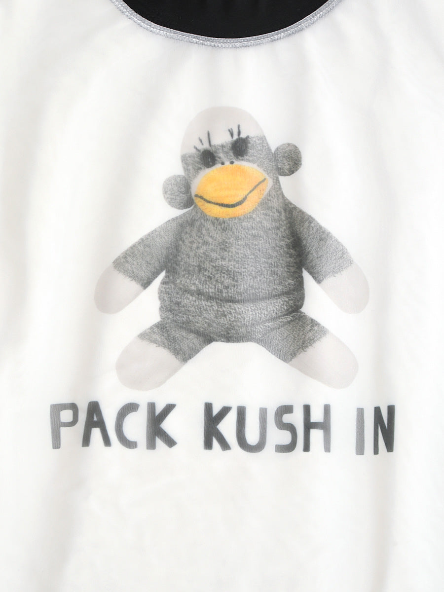Kapital Sheer Jersey x Jersey Ringer Tee (Chiro Pack Kush In Print)
