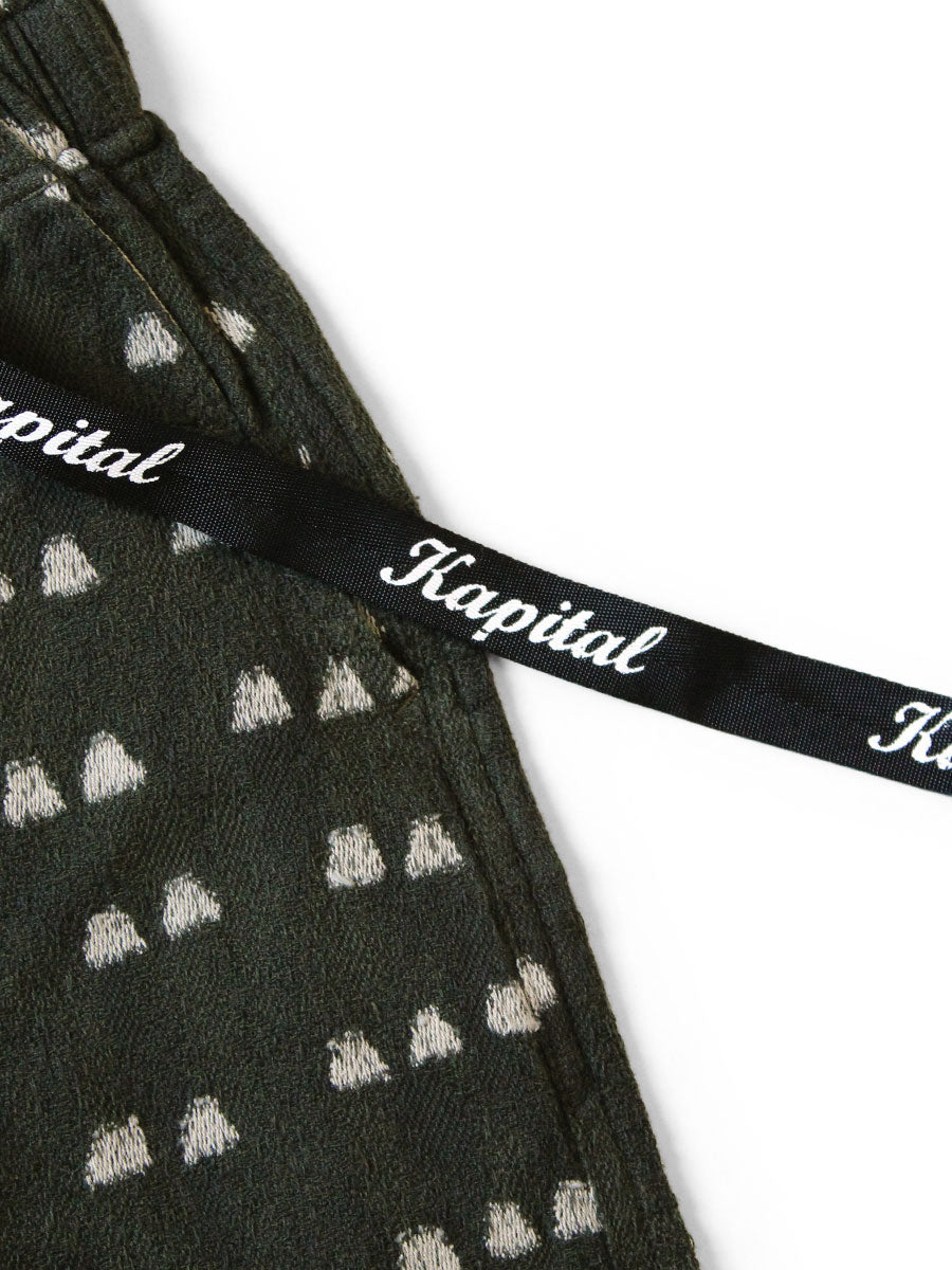 Kapital Cotton Iris Print Easy Shorts