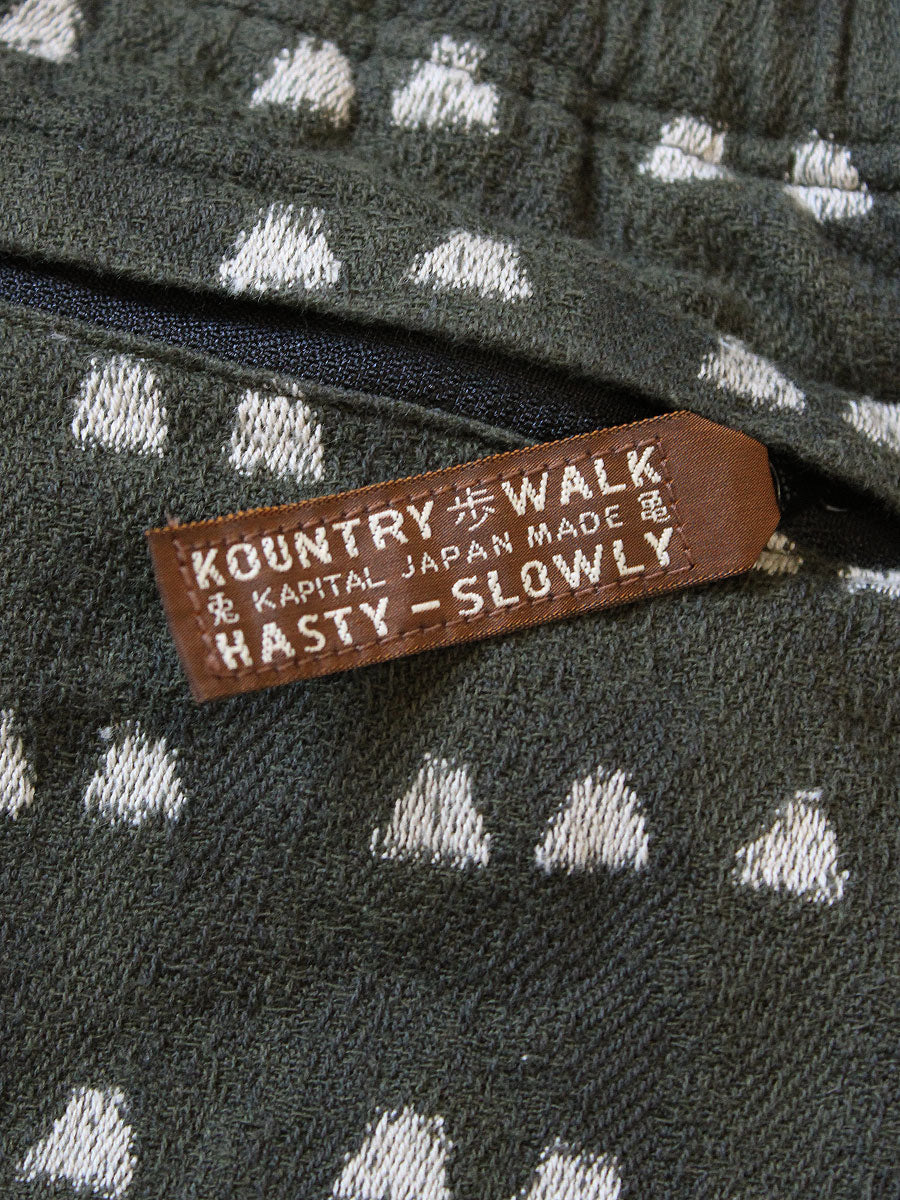 Kapital Cotton Iris Print Easy Shorts