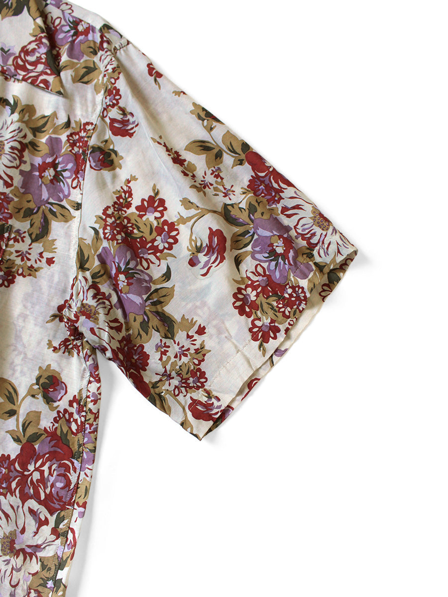 Kapital Silk Rayon Champetre Amaterasu Pattern Wrangle Collar Aloha Shirt
