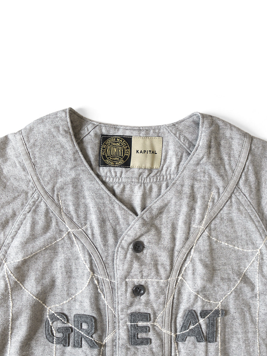 Kapital Cotton Wool Great Kountry Baseball Shirt (Country Dreamcatcher Remake)