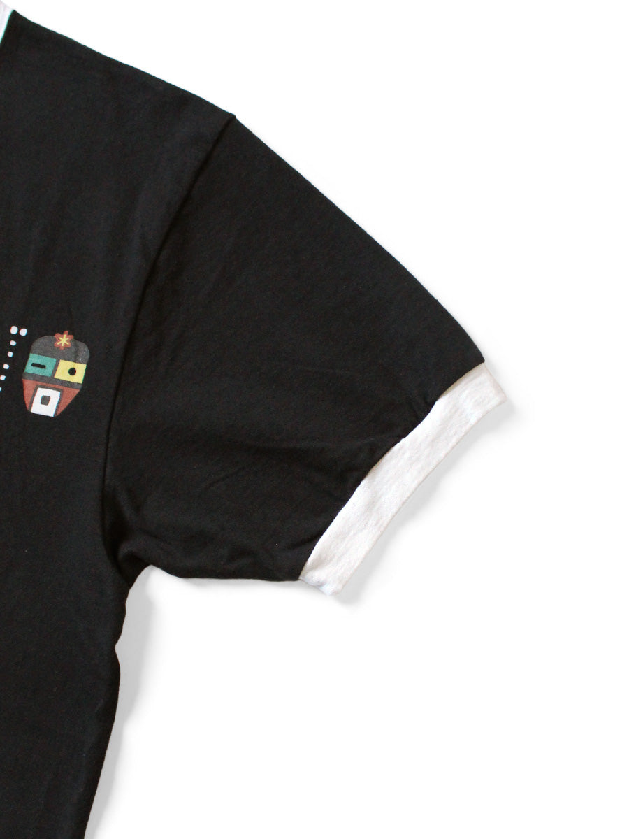 Kapital Jersey Ringer T-Shirt (Peckish & Kachina Print)