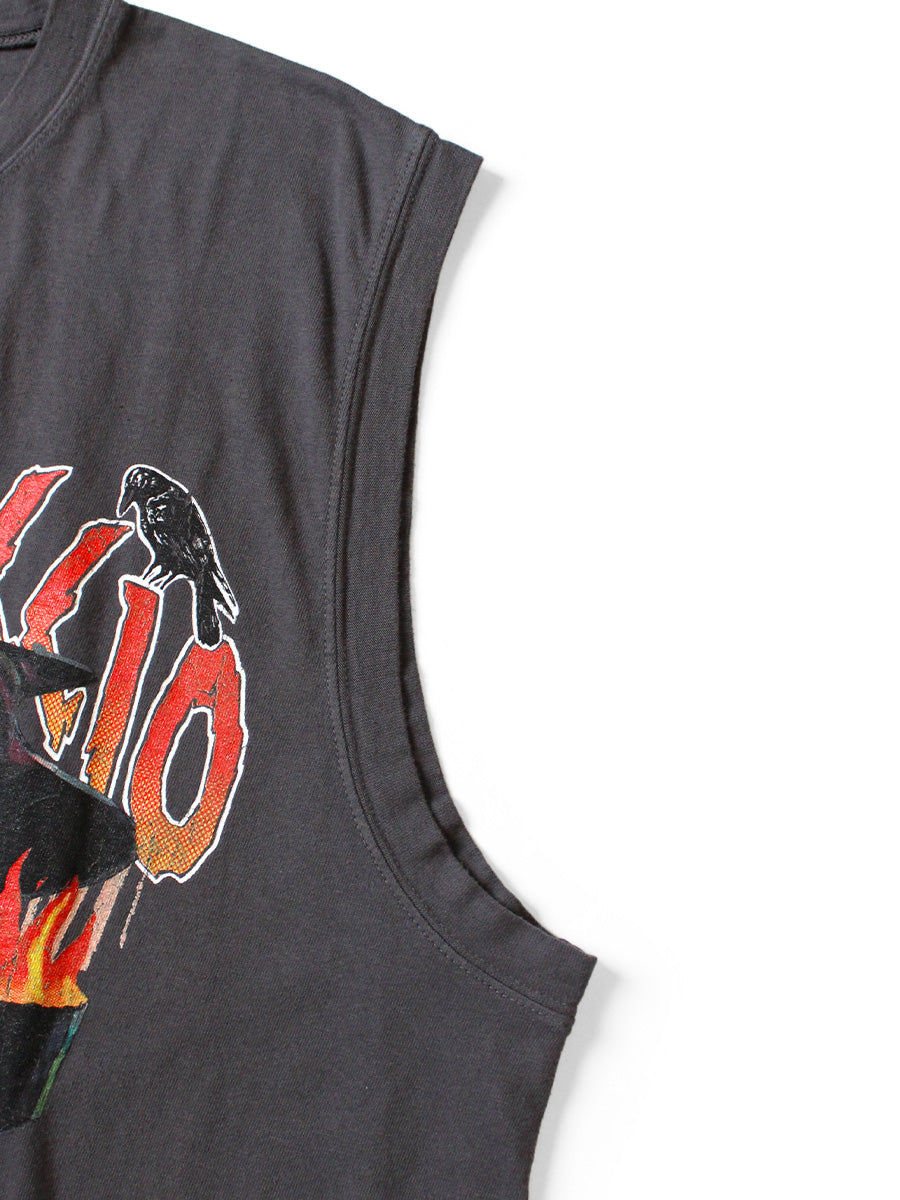 Kapital Jersey Sleeveless Big Tee (Burning Piano Print)