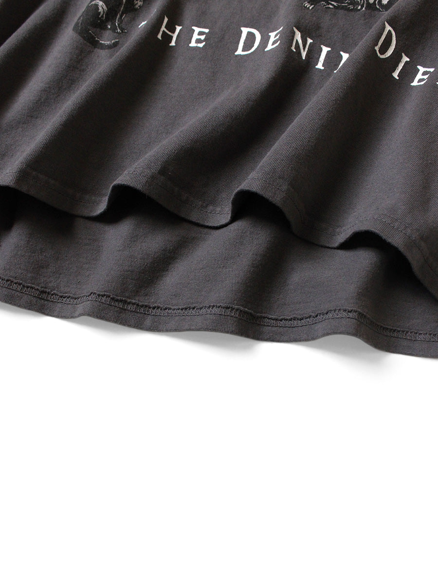 Kapital Jersey Sleeveless Big Tee (Burning Piano Print)