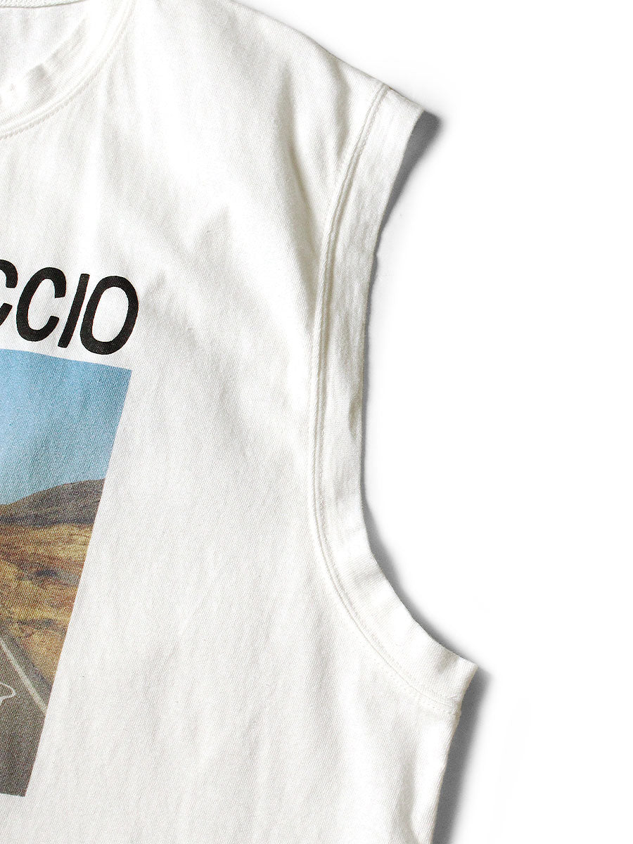 Kapital Jersey Sleeveless Big Tee (Life Kapriccio Road Sign Painter)