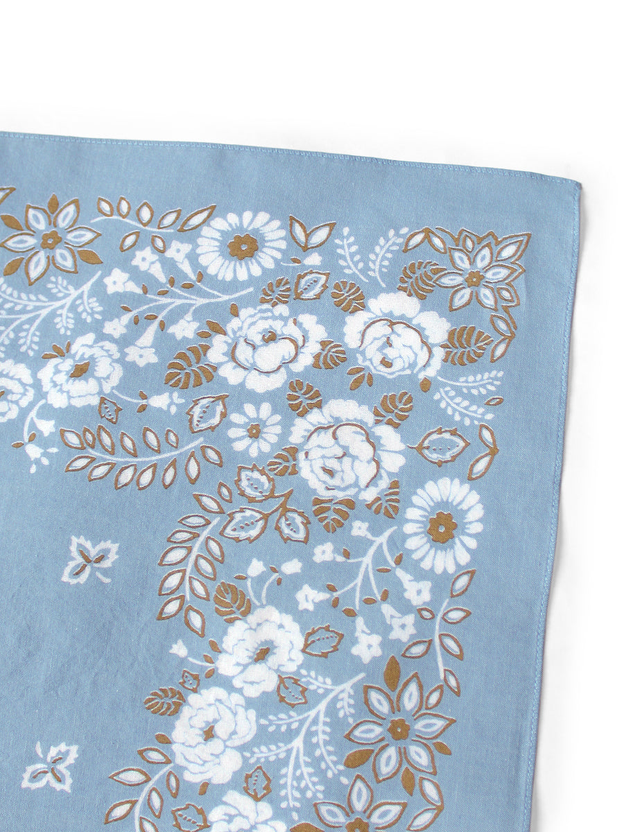 Kapital Fastcolor Selvedge Bandana (Churchill Garden) 30x30