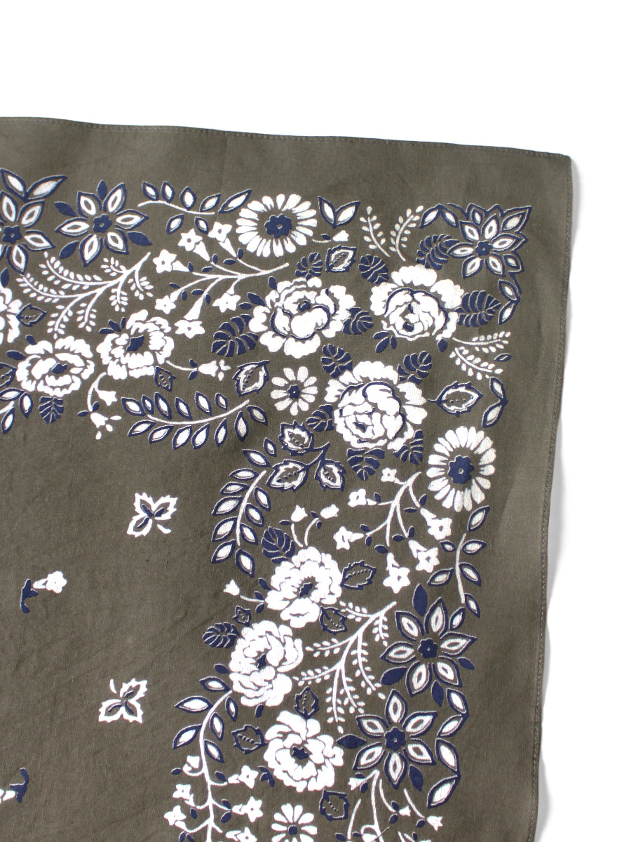 Kapital Fastcolor Selvedge Bandana (Churchill Garden) 30x30