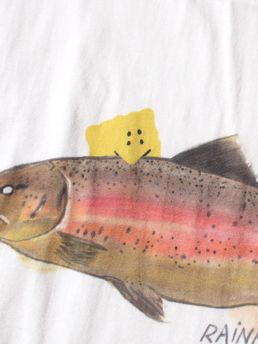 Kapital Jersey Crew T-Shirt (1 Trout Peckish Rainbowy Print)