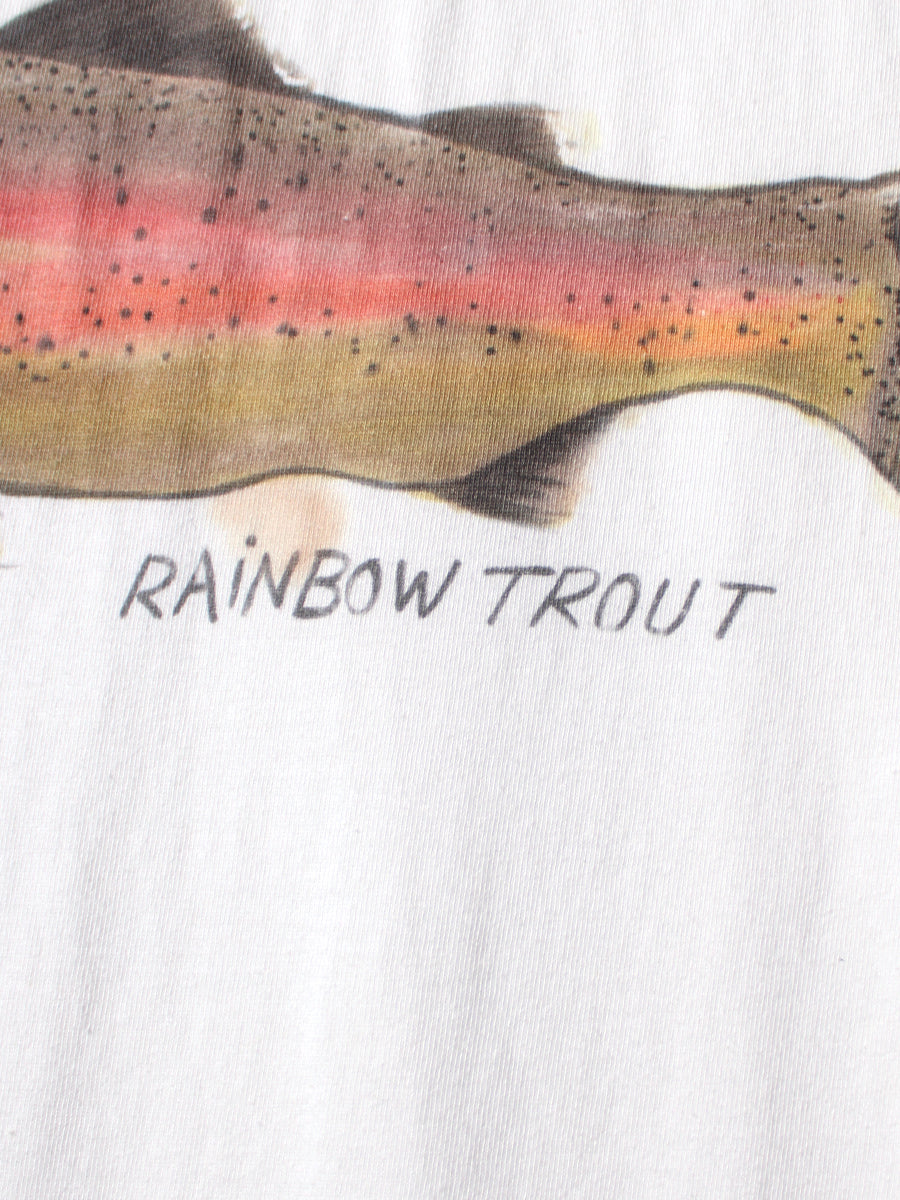 Kapital Jersey Crew T-Shirt (1 Trout Peckish Rainbowy Print)