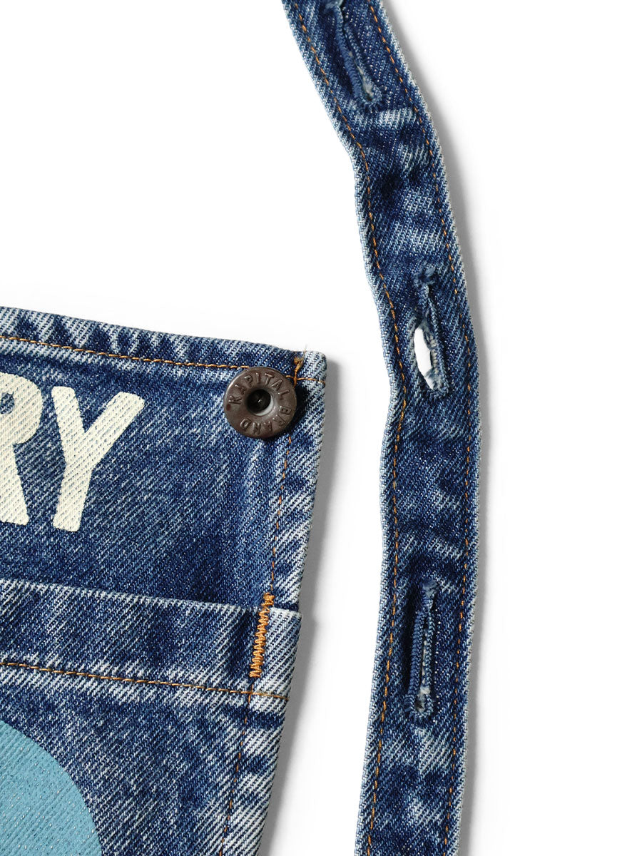 Kapital 13oz Denim Distressed Short Apron (Kapsize Rule)