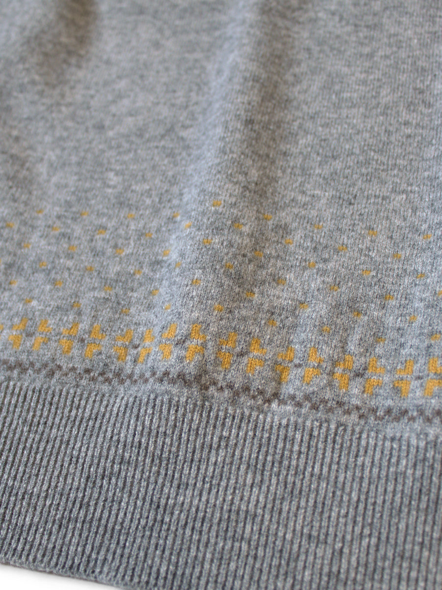 Kapital 12G Wool Crew Neck Sweater (Fly Goose)