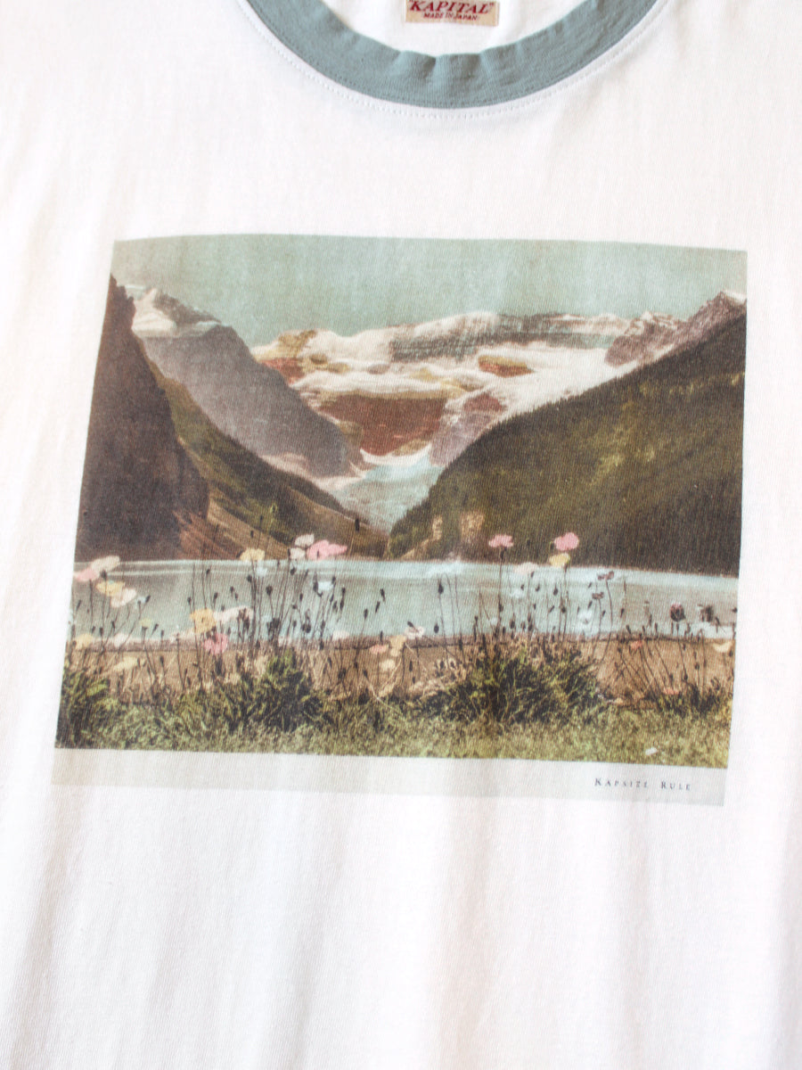 Kapital Jersey Ringer T-Shirt (Churchill Lake Print)