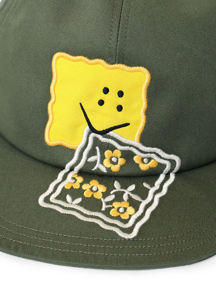 Kapital Chino Baseball Cap (Peckish Rainbowy Embroidery)