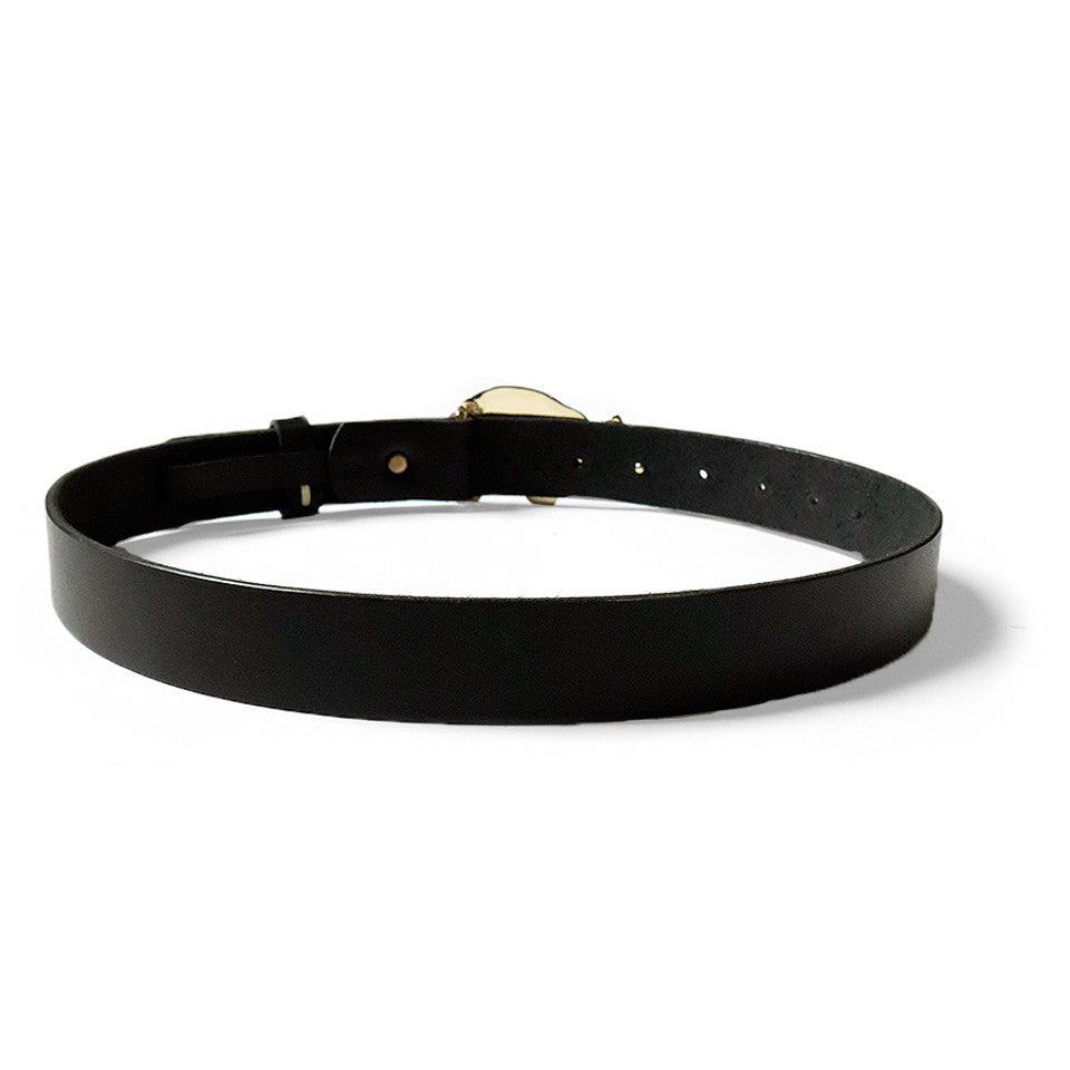 Kapital Leather Trunk Up Elephant Buckle Belt