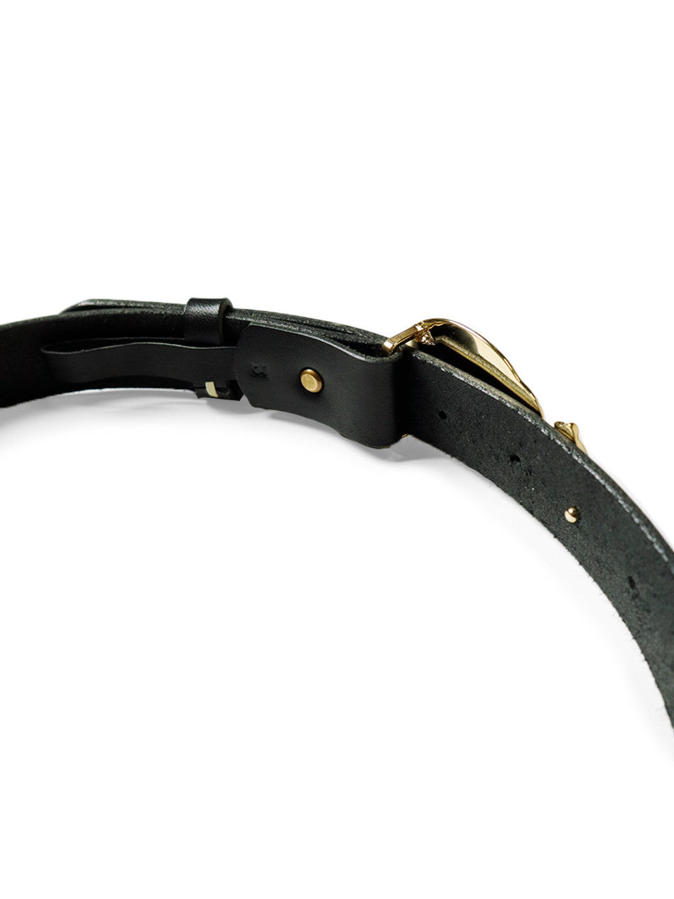 Kapital Leather Trunk Up Elephant Buckle Belt