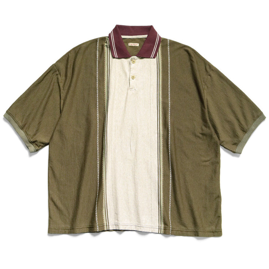 Kapital Tequila Jacquard Cotton Sheeting Box Polo